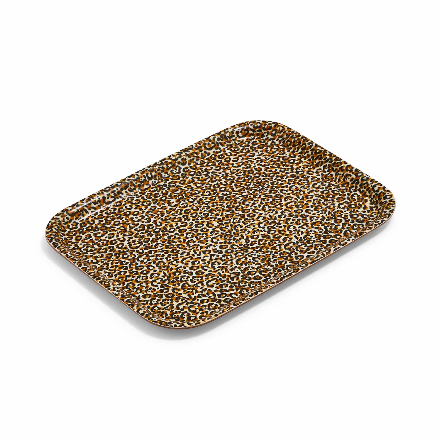 Creatures of Curiosity  Leopard Print Birch Tray image number null